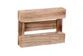 UNUS GARDEN Blumenkasten Paletten Pflanzkasten (1 St., geflammt, 30,5 x 40 x 7,5 cm), Pflanzkasten Pflanzgefäß Kräutergarten Wanddekoration aus Holz