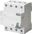 Siemens FI-Schalter 4x40A 5SV36446 Typ A 40A 3+N-pol 300mA 400V 4TE