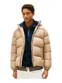 Tommy Jeans Winter-Daunenjacke Essential Down Jacket EXT mit Kapuze (warm, wasserabweisend) beige Herren, Größe: XXL
