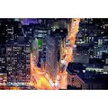 Papermoon Fototapete Flat Iron Building, glatt bunt 4 m x 2,6 m