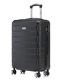 YONSLY Trolley Hartschalen-Trolley Hartschalenreisekoffer mit Zahlenschloss, 4 Rollen, Wasserabweisend Kratzfest Robust