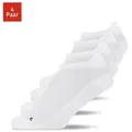 SNOCKS Laufsocken Running Socken für Damen & Herren (4-Paar) mit Fersenlasche und atmungsaktiv durch Mesh weiß 39-42