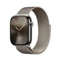 Apple Watch Series 10 Titan Natur (GPS + Cellular) 46mm (Milanaise Armband natur) S/M MC7Q4QF/A