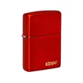 Zippo Sturmfeuerzeug - Red Logo, Glow-in-The-Dark, Color Image - Nachfüllbar - Wiederverwendbar - Windfestes Design - Geschenkbox - Made in USA