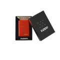 Zippo Feuerzeug Metallic Red mit Zippo Logo