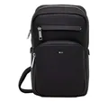 BOSS Bauchtasche Herren Kunstleder mit Logo Ray Monostrap 50523410 Schwarz Farbe