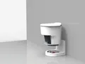 CLESANA C1 Toilette mit L-Adapter, Sitzhöhe 478mm, Beutelsystem, 12V, Teile-Nr.