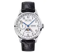 UNION GLASHÜTTE Mechanische Uhr Glashütte Herrenuhr 1893 Johannes Dürrstein Handaufzug, Mondphase