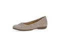 Gabor Damen Klassische Ballerinas, Frauen Flats,Slip-ons,klassisch elegant,Ballerinen,Pumps,Halbschuhe,Sommerschuhe,Slipper,leinen,37 EU / 4 UK