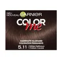 2x Garnier Color me Dauerhafte Haarfarbe 5.11 Kühles Hellbraun (2er Pack)