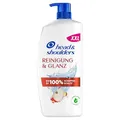 Head & Shoulders Clarify & Shine Anti-Schuppen-Shampoo 800ml Pumpspender, Klärendes Shampoo. Bis zu 100% Schuppenschutz. Mit Apfelessig
