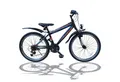 Talson Mountainbike 26 Zoll Fahrrad mit, 21 Gang Shimano, Kettenschaltung, mit Beleuchtung nach StVZO und Gabelfederung Schwarz