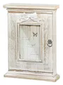 Kobolo Schlüsselkasten Schlüsselbox Schlüsselschrank Love Vintage Holz 22x7x29 cm für Eingang, Flur, Büro