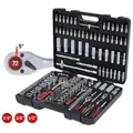 KS Tools Steckschlüssel-Satz 1/4"+3/8"+1/2" Steckschlüssel-Satz, 179 teilig