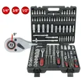KS TOOLS Steckschlüsselsatz 1/2 1/4 Ratschen Koffer Knarrenkasten Nussenset 179