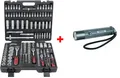 KS TOOLS Steckschlüssel Satz 917.0779 Knarrenkasten + LED-Lampe mit 6 LEDs TOP
