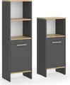 Badmöbel-Set Vicco Karli Anthrazit/Goldkraft Eiche 2 Teile, Model 58328