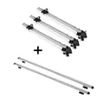 3x Fahrradträger Bike Pro+Dachträger RAPID für Skoda Roomster 5Türer 06-15