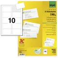 SIGEL Visitenkarten 190 g/m² matt hochweiß LP790