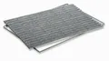 ACO Indoor Schuhabstreifermatte (Rips) mit Winkelrahmen (Aluminium) grau 60x40cm