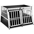 Hundebox Auto Alu XXl Doppel Hundetransportbox Autotransportbox Reisebox Trapez