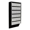 Rottner Tresor Briefkasten "Harrow", mehrfarbig, Stahl, (B x H:) 38,5 x 82,4 cm - bunt