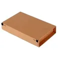 Faltschachteln braun 225x345x50mm Wellpappe Haftklebung VE=50 Stück