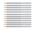 Faber-Castell 205044 - Bleistift Grip 2001, Härtegrad HB, 12 Stück