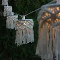 New Garden Mykonos Solar Lichterkette aus Baumwolle 8 Meter IP44