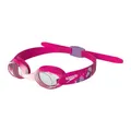 Speedo Unisex Kinder Illusion Schwimmbrille | Sichere Passform | Anti-Beschlag | Wasserdicht Electric Pink/Sweet Taro/Bloss One Size