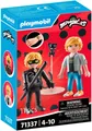 Playmobil® Miraculous: Adrien & Cat Noir (71337), Miraculous Konstruktions-Spielset, (11 St), Made in Europe