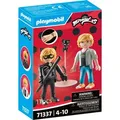 PLAYMOBIL Miraculous 71337 Miraculous: Adrien & Cat Noir - Bunt