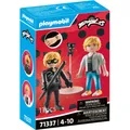 PLAYMOBIL 71337 Miraculous: Adrien & Cat Noir