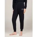 Tommy Hilfiger für Damen. UW0UW04522 Marineblaue Stretch-Jogger-Hose (XS), Lässig, Baumwolle, Nachhaltig