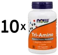 10 x NOW Foods Tri-Amino - 120 caps (149,99 EUR/kg)