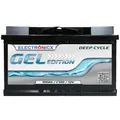 Electronicx GEL Versorgungsbatterie 12V 100Ah – Hochleistungs-GEL-Batterie 100 AH (278×175×190 mm) mit Pluspol rechts. Wartungsfrei, auslaufsicher, langlebig. Ideal für Wohnmobil, Boot und Freizeit