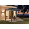 Cazeboo Piana 3X2M Selbsttragende Bioklimatische Pergola Aus Grauem Aluminium