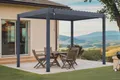 PIANA 3x2m selbsttragende bioklimatische Pergola aus grauem Aluminium