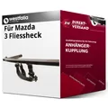 Für Mazda 3 Fliessheck Typ BM (Westfalia) Anhängerkupplung vertikal abnehmbar