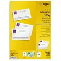 Sigel Visitenkarten VISITENKARTEN,MP, hochweiß, perforiert, 185 g/m2 weiß