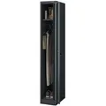 Deluke Umkleideschrank, Anthrazit, Metall, Rechteckig, 30x180x50 cm, Garderobe, Garderobenschränke, Garderobenschränke