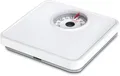 Soehnle Personenwaage 61098 Tempo | analog | 130 kg Tragkraft | rutschfest | Kunststoff-Trittfläche | weiß