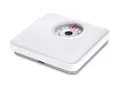 Soehnle Personenwaage Tempo White, 1-tlg., große Vollsichtskala, bis 130kg, rutschfest, hochwertiger Stahl