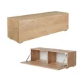 PLATAN ROOM Fernsehschrank TV-Lowboard 105/140 / 160/210 / 280 In Eiche Gold Hängend Oder Stehend Matt (105 x 30 x 32, Eiche Gold)