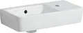 Geberit Handwaschbecken Renova Compact asym. m Hahnloch R mit ÜL 500x250mm weiß