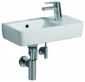 Geberit Renova Compact Handwaschbecken 500 mm x 250 mm Ablagefläche rechts...