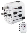 Hama World Travel Pro Reiseadapter für bis zu 150 Länder