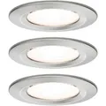Paulmann 93476 Einbauleuchte Set Nova rd starr LED IP44 3-stepdim 3x6.5W GU10 Eisen