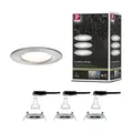 LED Einbauleuchte 3-Step-Dim Nova Basisset starr IP44 rund 78 mm GU10 3x6,5W 3x4