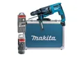 Makita Schlagbohrmaschine HR 2631 FT13 800 W 2,4 J SDS Plus + Wechselbohrfutter + Bohrer Set